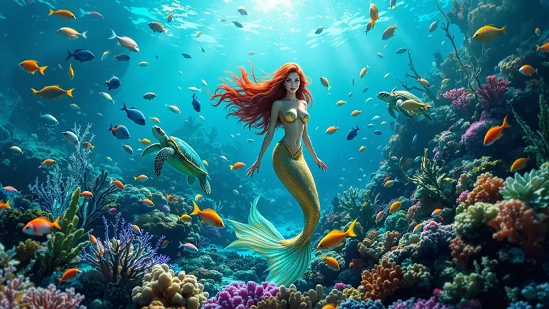 Visual bawah laut untuk kategori permainan tembak ikan